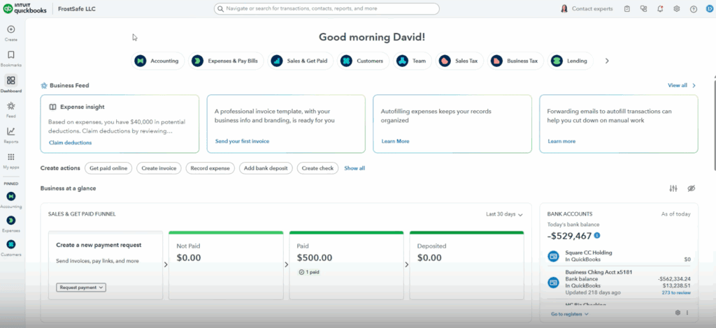QuickBooks’ New User Interface: Why You Don’t Need to Be Afraid 3 screenshot 2025 09 26 at 12.59.20 am