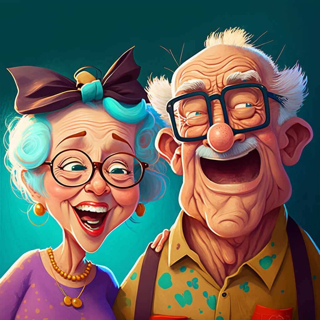 young looking retired couple